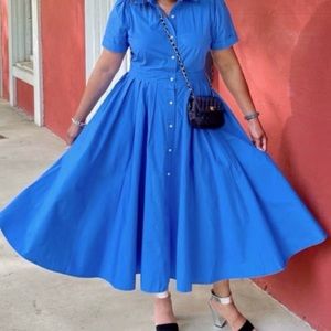 Short Sleeve Collared Shirt Dress